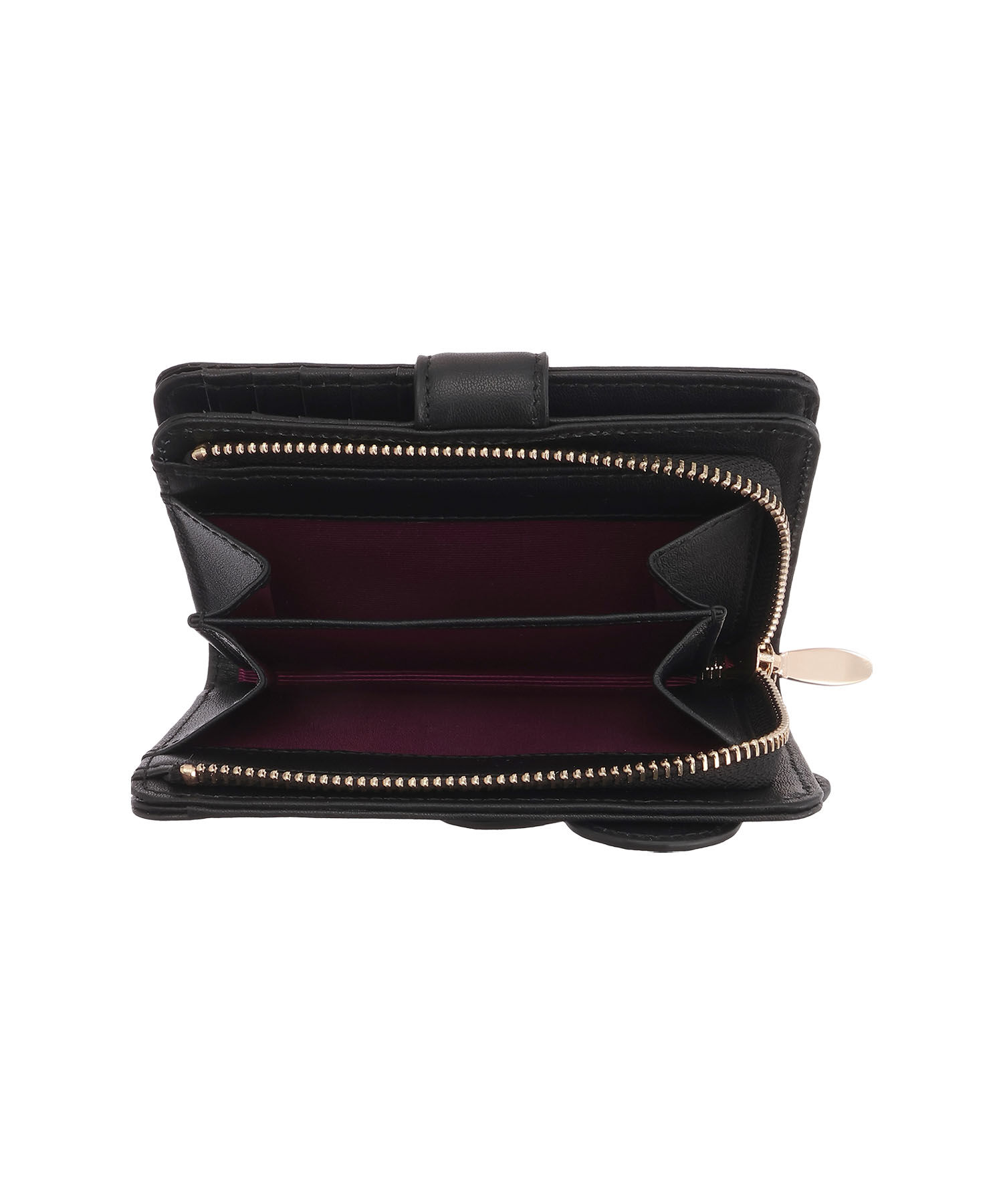 MARY QUANT「ビッグデイジーパッチ Lウォレット」|財布|