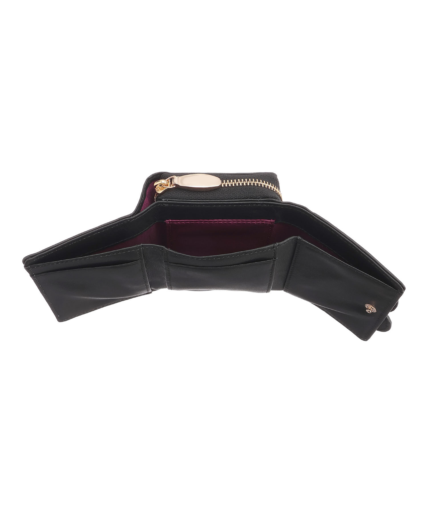 MARY QUANT「ビッグデイジーパッチ ミニウォレット」|財布|