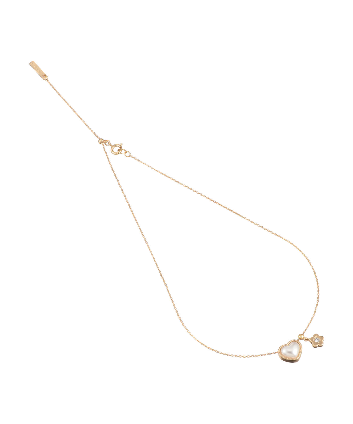 MARY QUANT「ハートパール ネックレス」|ネックレス|ゴールド