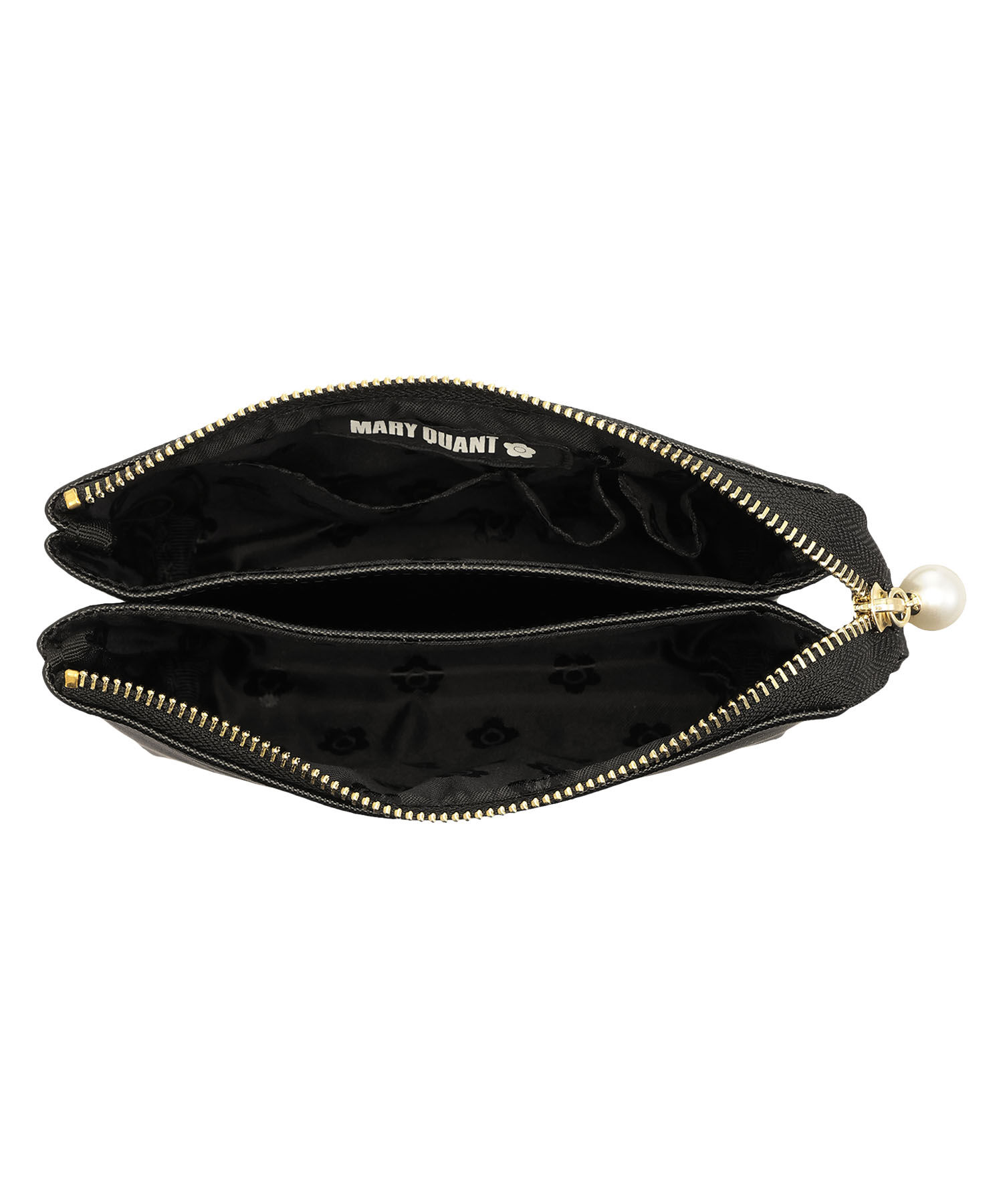 MARY QUANT「サフィアーノパール 3ポケットポーチ」|ポーチ|