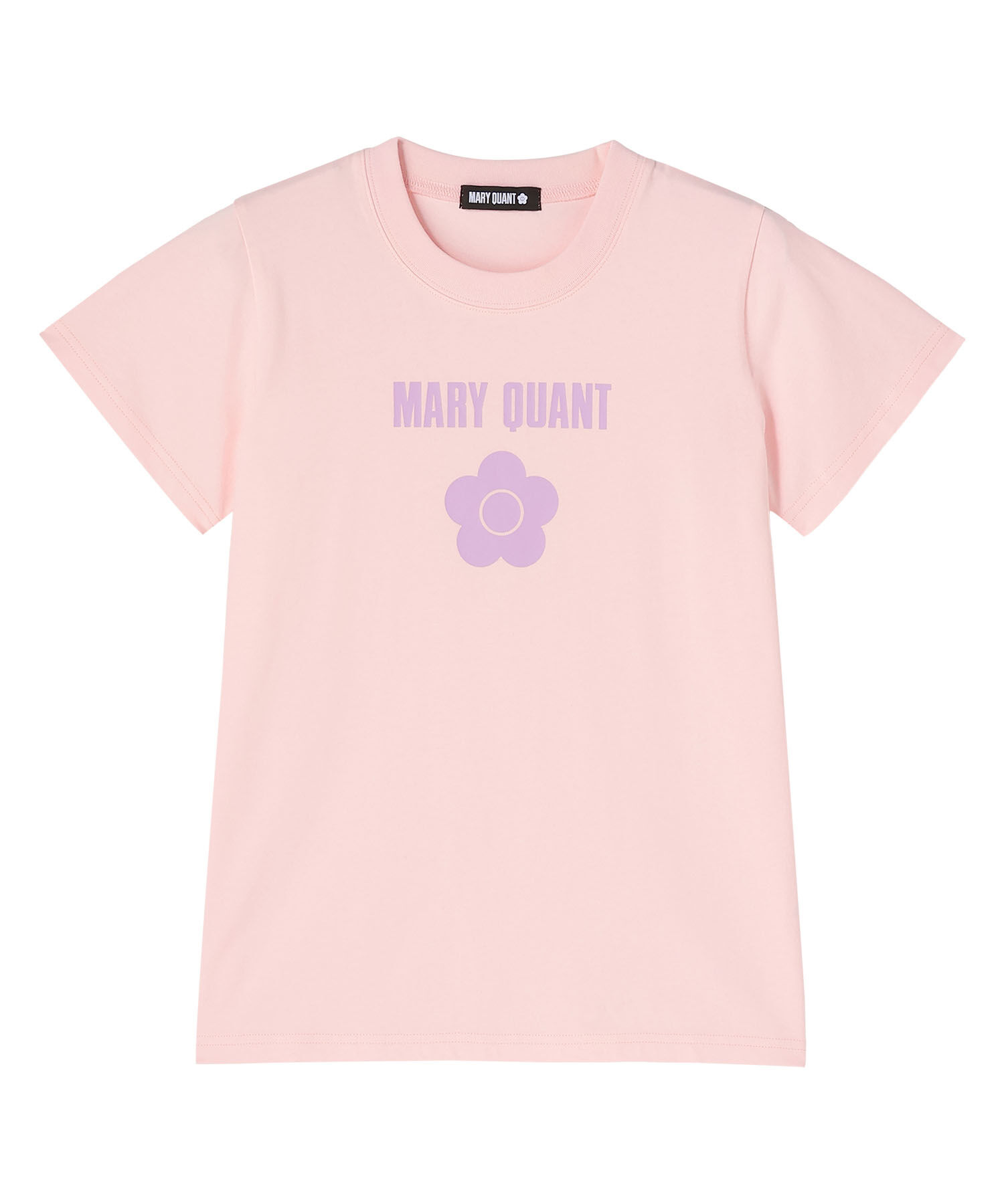 MARY QUANT「ベーシックロゴ Tシャツ」|Tシャツ・カットソー|ピンク