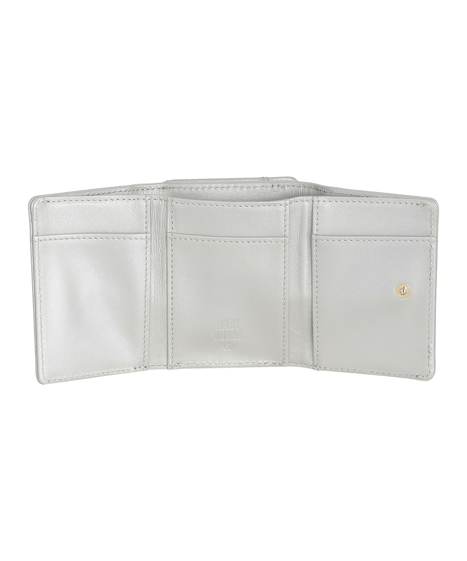 MARY QUANT「エンボスデイジーパール ガマ口ウォレット」|財布|