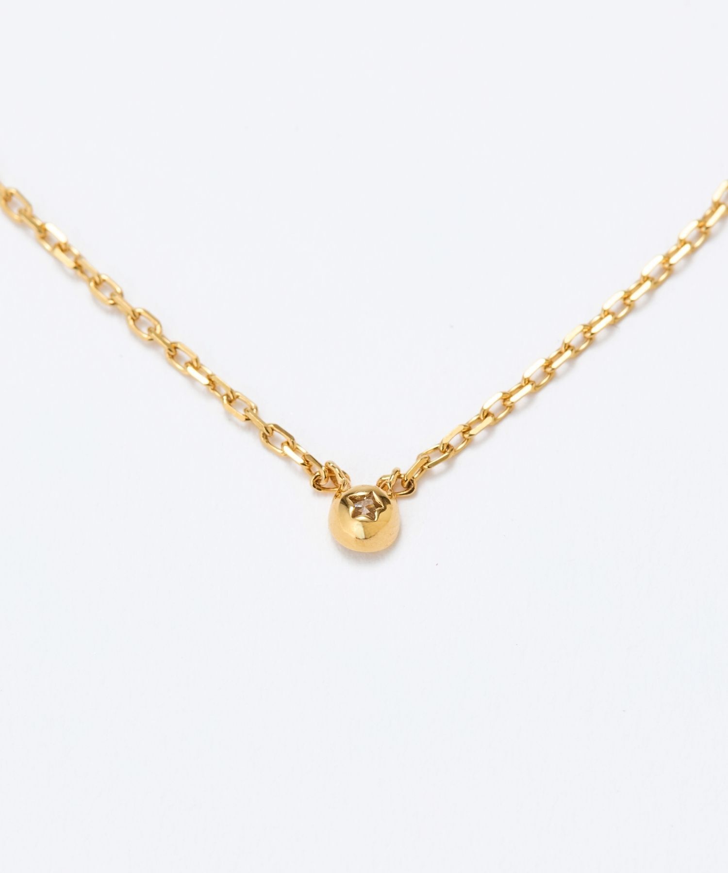 JUPITER「【SV】バテイダイヤモンドネックレス<全長約40+6cm>/金属アレルギー対応」|ネックレス|