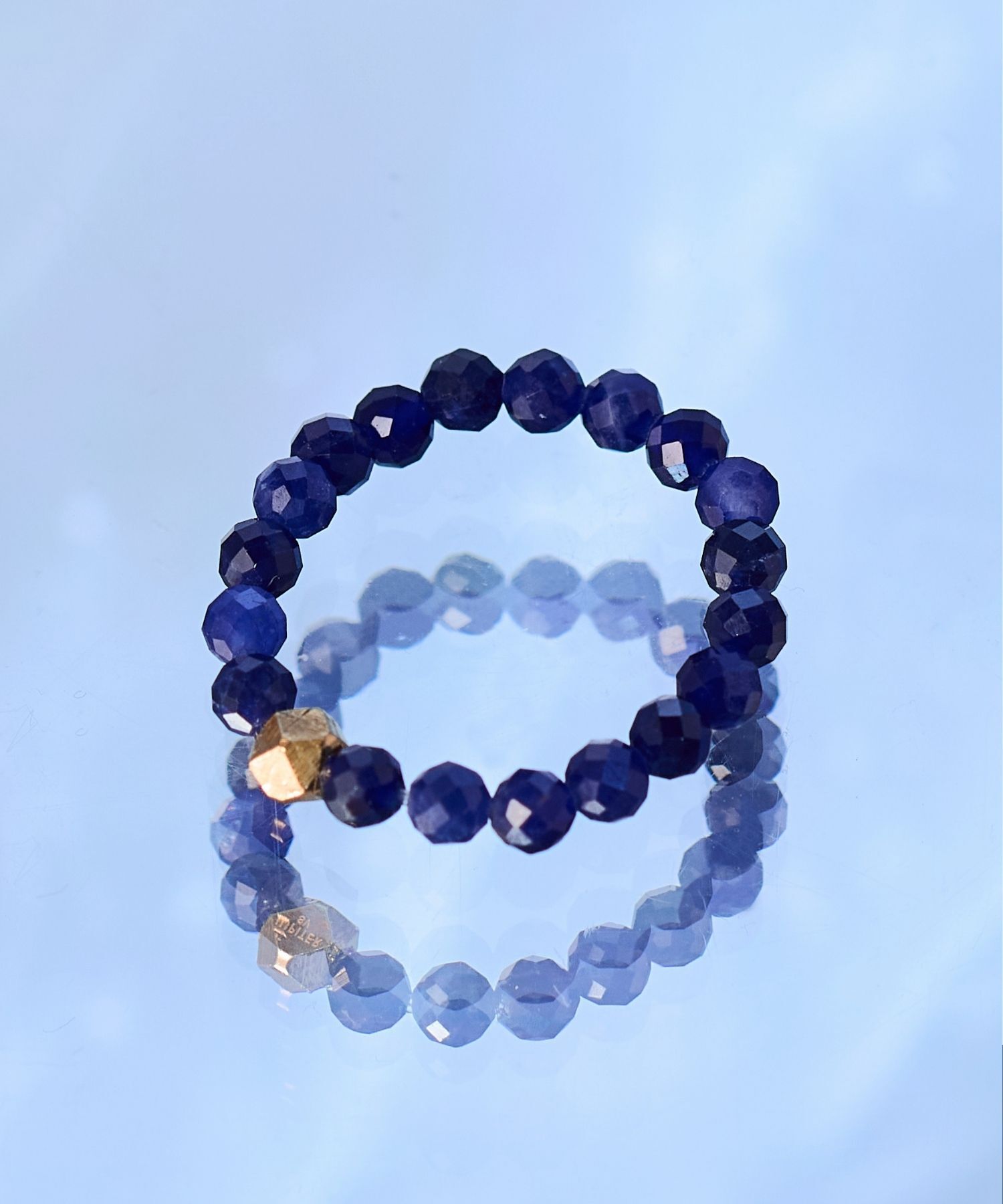 JUPITER「【SV】天然石ビーズリング/金属アレルギー対応　ソーダライト」|リング|