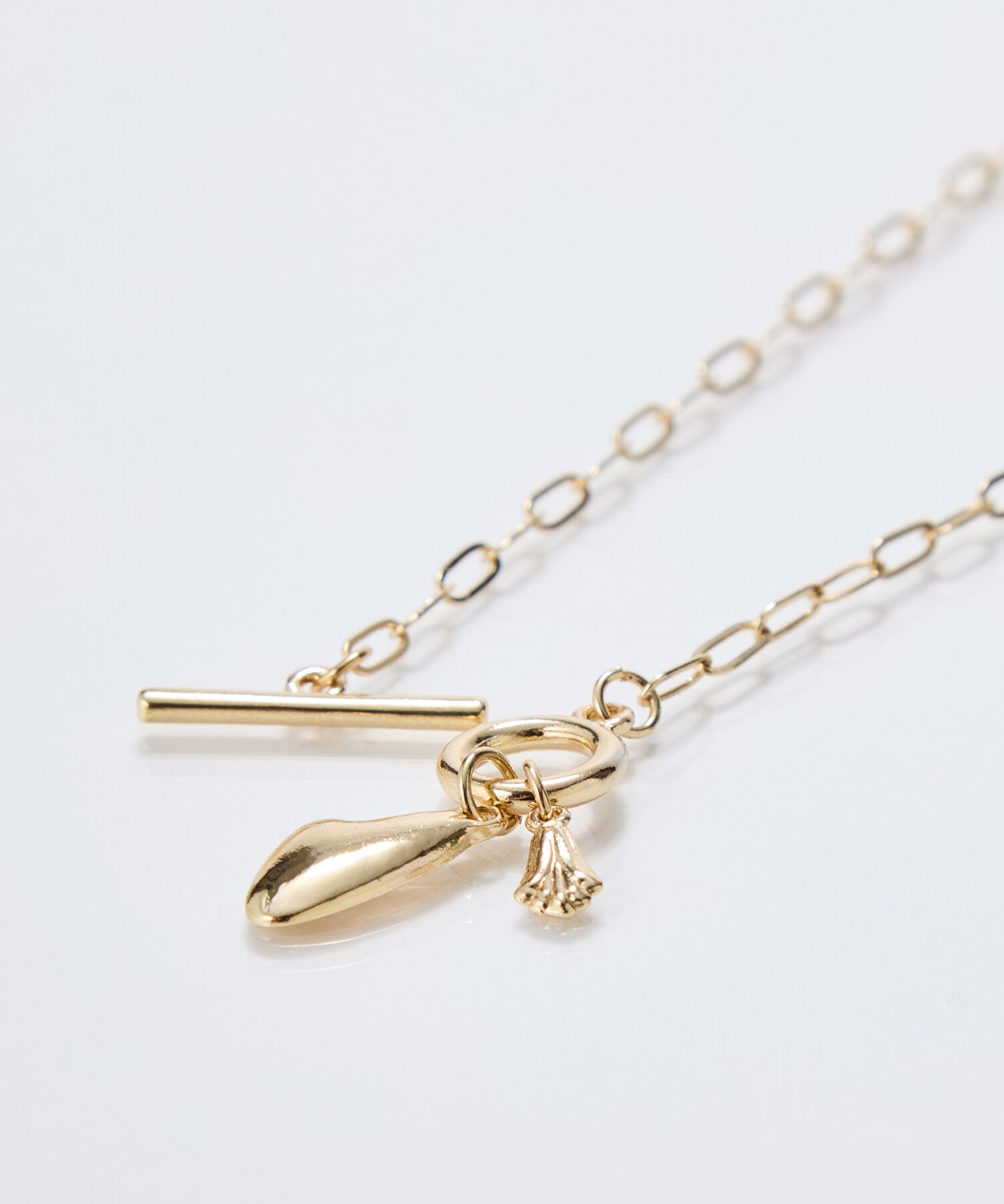 Phoebe「ハートプレートチョーカーネックレス　ゴールド/40cm」|ネックレス|