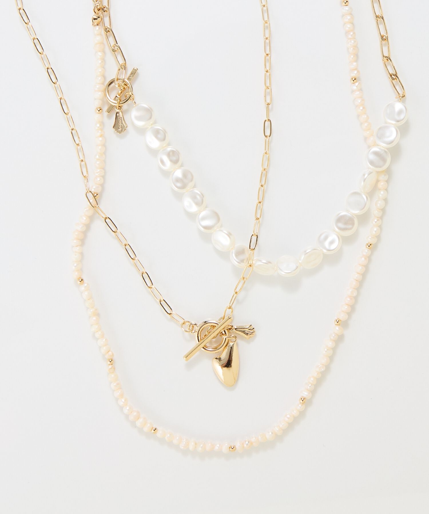 Phoebe「フレッシュウォーターパールチョーカーネックレス/連パール/淡水パール/39cm～50cm」|ネックレス|