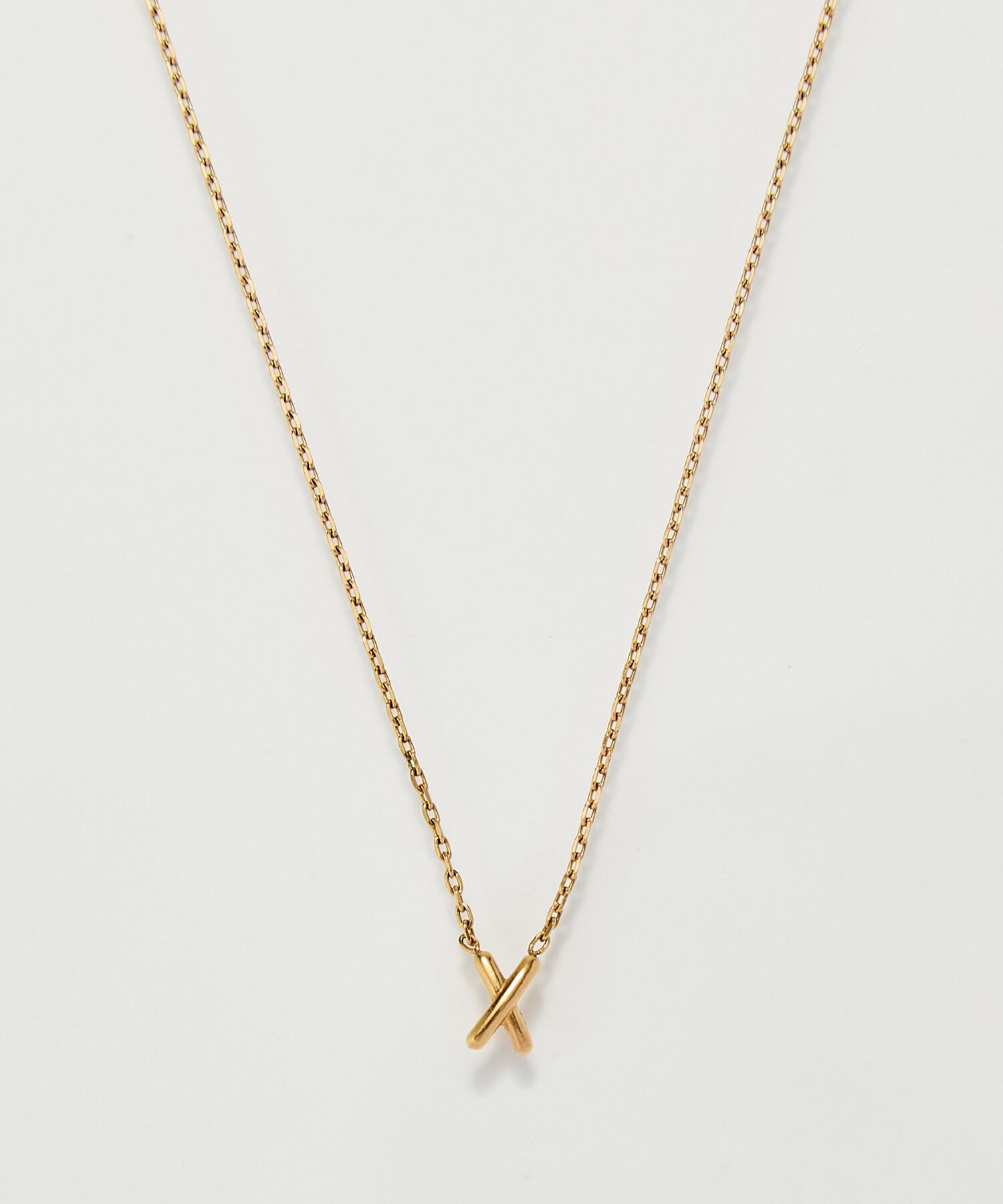 Phoebe「【数量限定】クロスネックレス&ビジューフープピアスセット/BOX&ショッパー付き」|ネックレス|