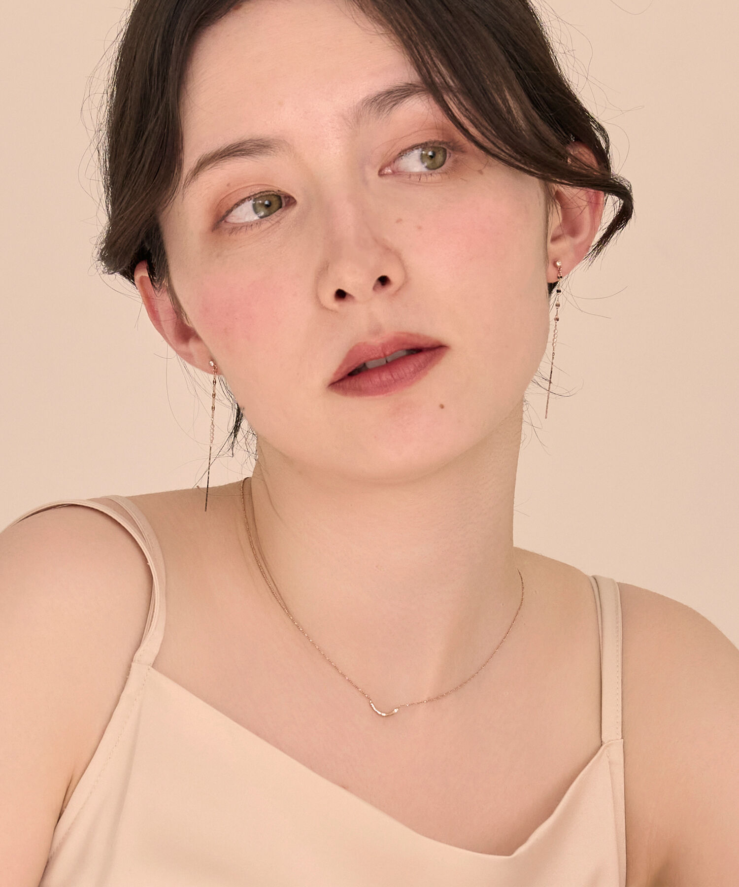 Phoebe「【金属アレルギー対応】エターナルクレセントネックレス」|ネックレス|