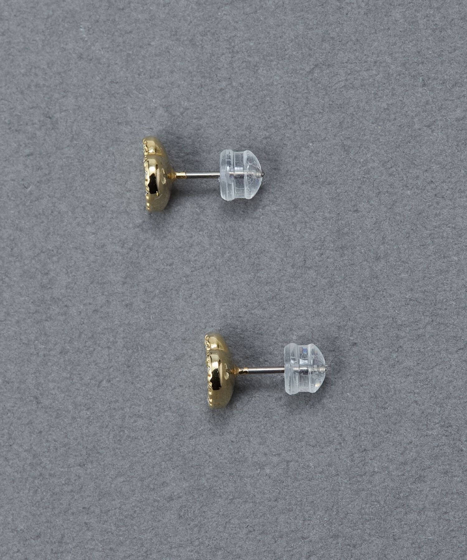 Phoebe「【金属アレルギー対応】ハートパヴェビジューピアス」|ピアス|