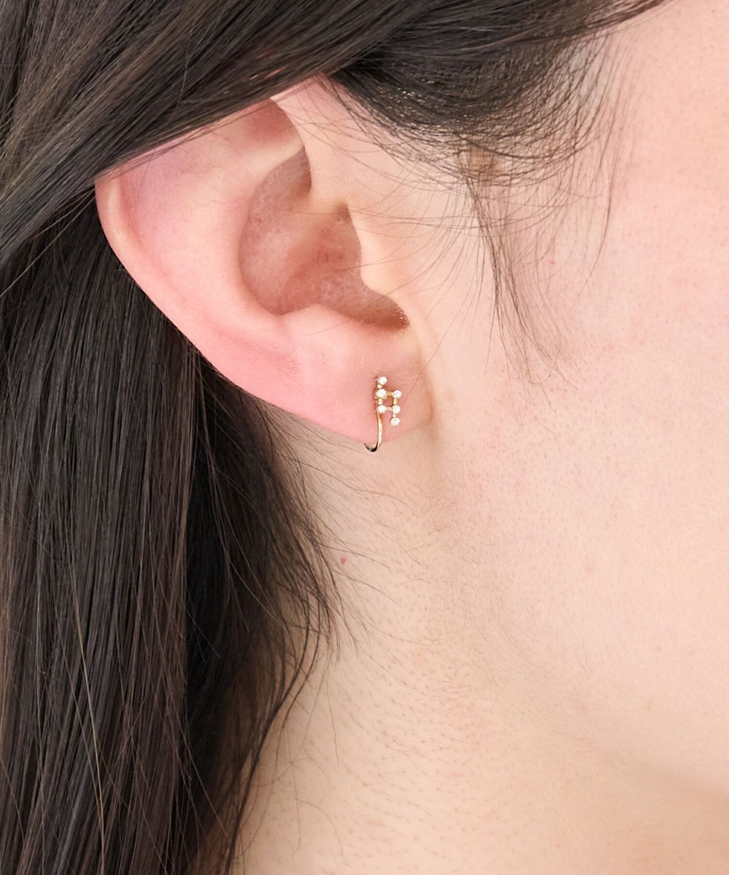 Phoebe「【痛くないシリーズ/金属アレルギー対応】タイニーコスモビジューライトフィットイヤリング　小粒/小さい」|イヤリング|