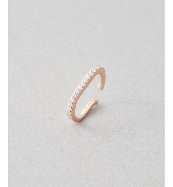 Jouete「イヤーカフス ジルコニア」|イヤーカフ|ピンクゴールド