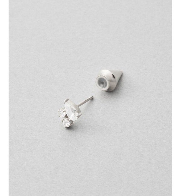 Jouete「[バックキャッチピアス] ジルコニア スタッズ」|ピアス|