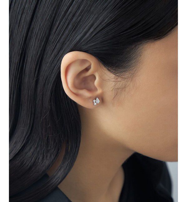 Jouete「[バックキャッチピアス] ジルコニア スタッズ」|ピアス|