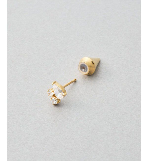 Jouete「[バックキャッチピアス] ジルコニア スタッズ」|ピアス|