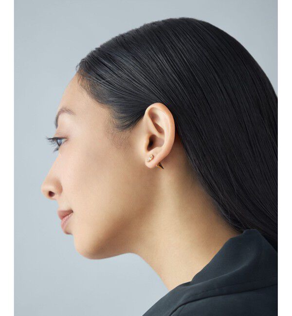 Jouete「[バックキャッチピアス] ジルコニア スタッズ」|ピアス|