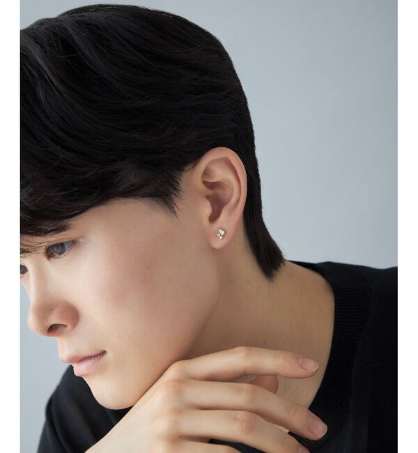 Jouete「[バックキャッチピアス] ジルコニア スタッズ」|ピアス|