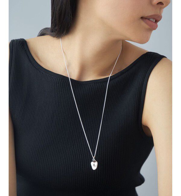 Jouete「[ステートメント] ネックレス プレート コンビカラー」|ネックレス|