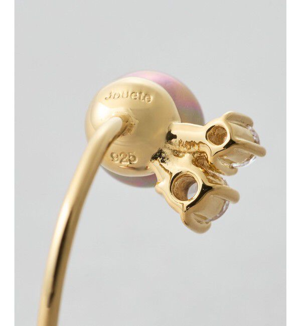 Jouete「[アークピアス] パール&times;ジルコニア」|ピアス|