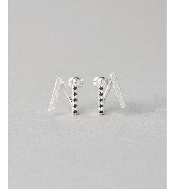 Jouete「[ダブルピアス] ジルコニア」|ピアス|シルバー