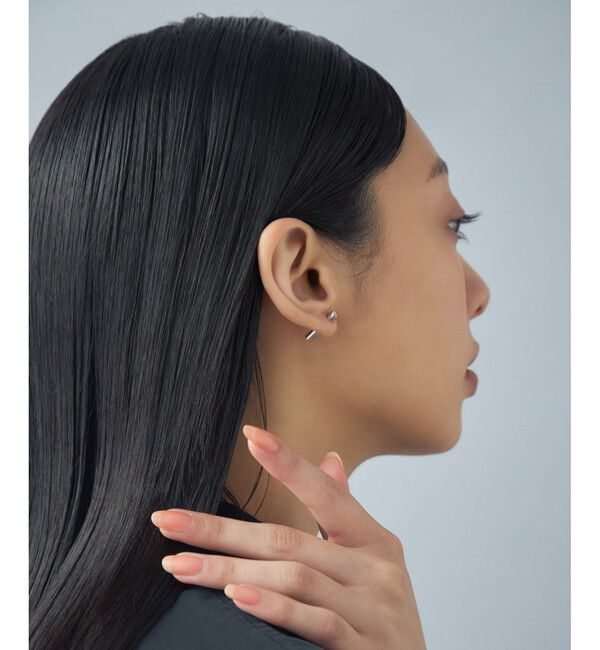 Jouete「[バックキャッチピアス] ジルコニア チューブ」|ピアス|