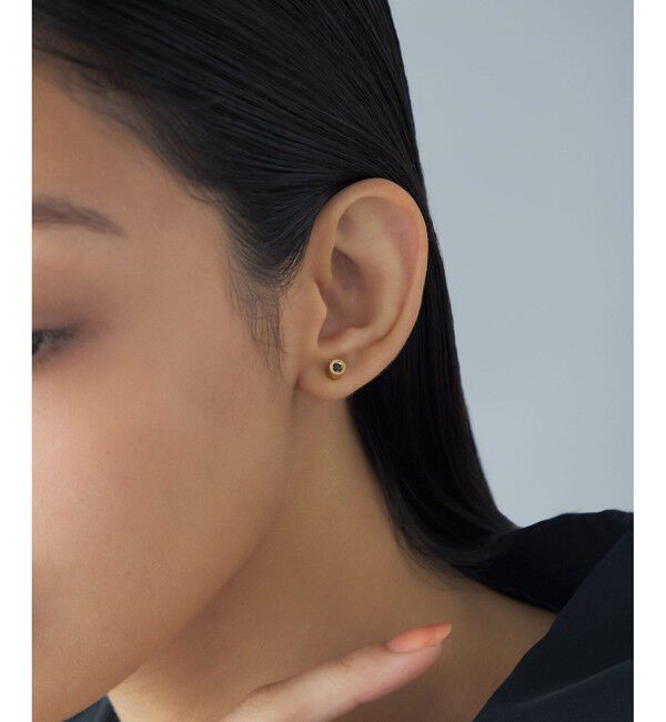 Jouete「[バックキャッチピアス] ジルコニア チューブ」|ピアス|