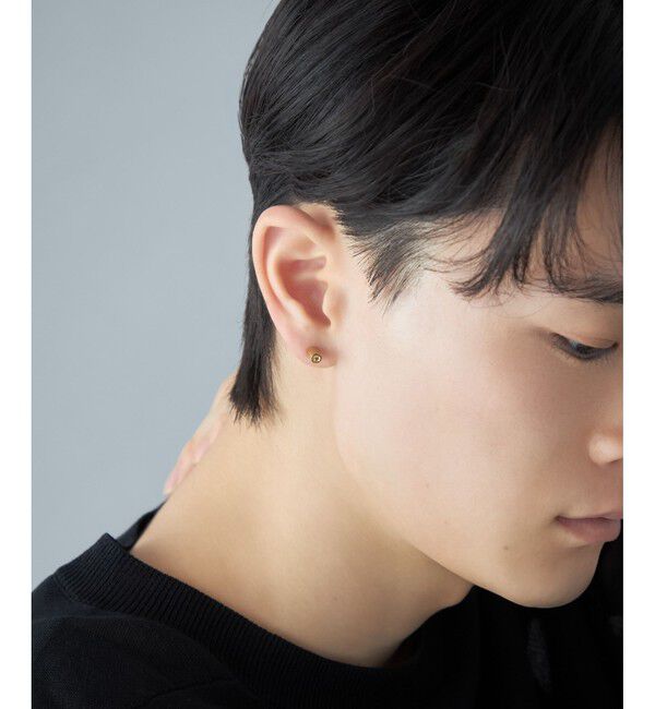 Jouete「[バックキャッチピアス] ジルコニア チューブ」|ピアス|