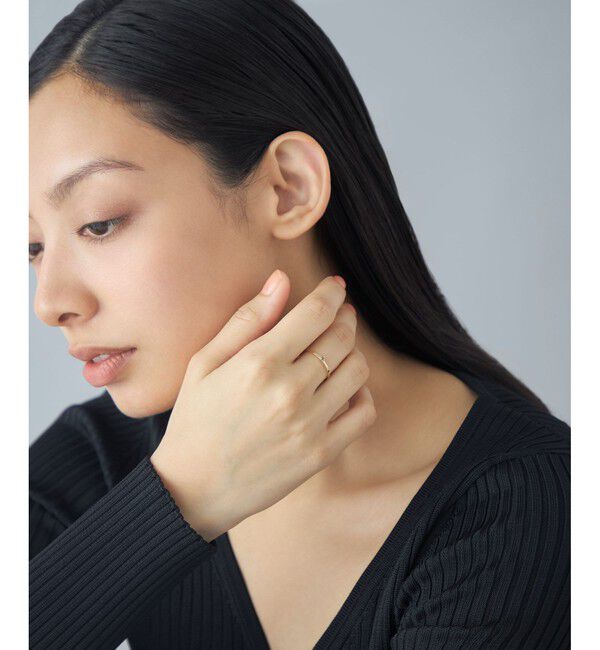 Jouete「[レイヤー] K10YG リング ダイヤモンド」|リング|