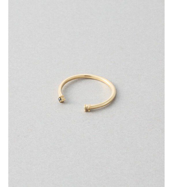 Jouete「K10YG ピンキーリング ダイヤモンド」|リング|