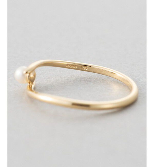 Jouete「K10YG ピンキーリング パール」|リング|