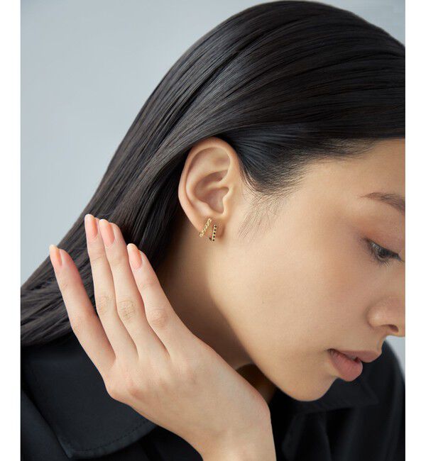 Jouete「[ダブルイヤリング] ジルコニア」|イヤリング|