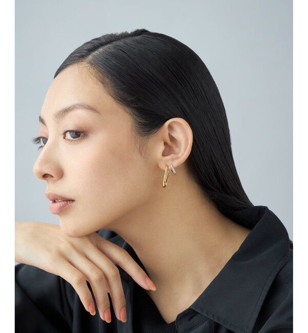 Jouete「[ダブルイヤリング] パール コンビカラー」|イヤリング|