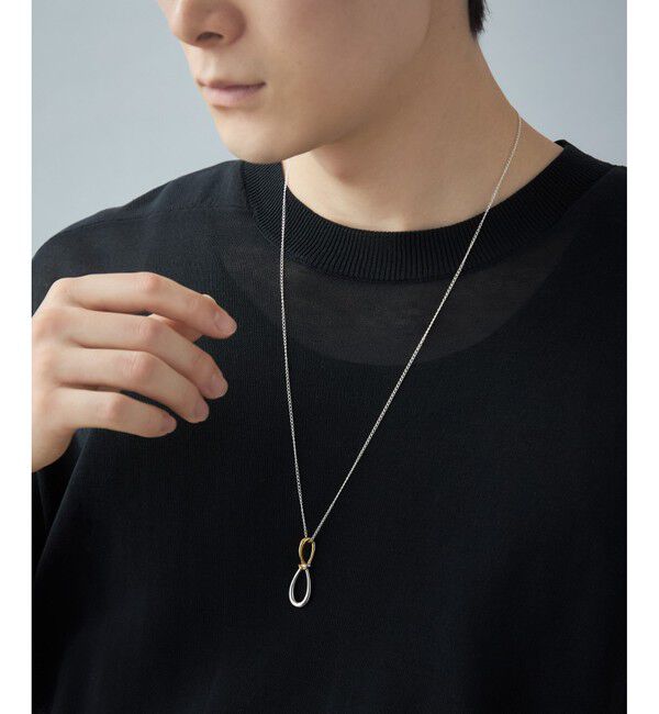 Jouete「[ステートメント] ネックレス ノット コンビカラー」|ネックレス|