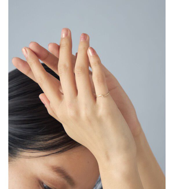 Jouete「K10YG ピンキーリング コーナー」|リング|