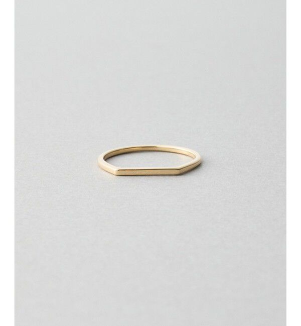 Jouete「K10YG ピンキーリング フラット」|リング|イエローゴールド