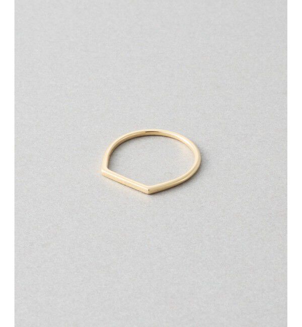 Jouete「K10YG ピンキーリング フラット」|リング|