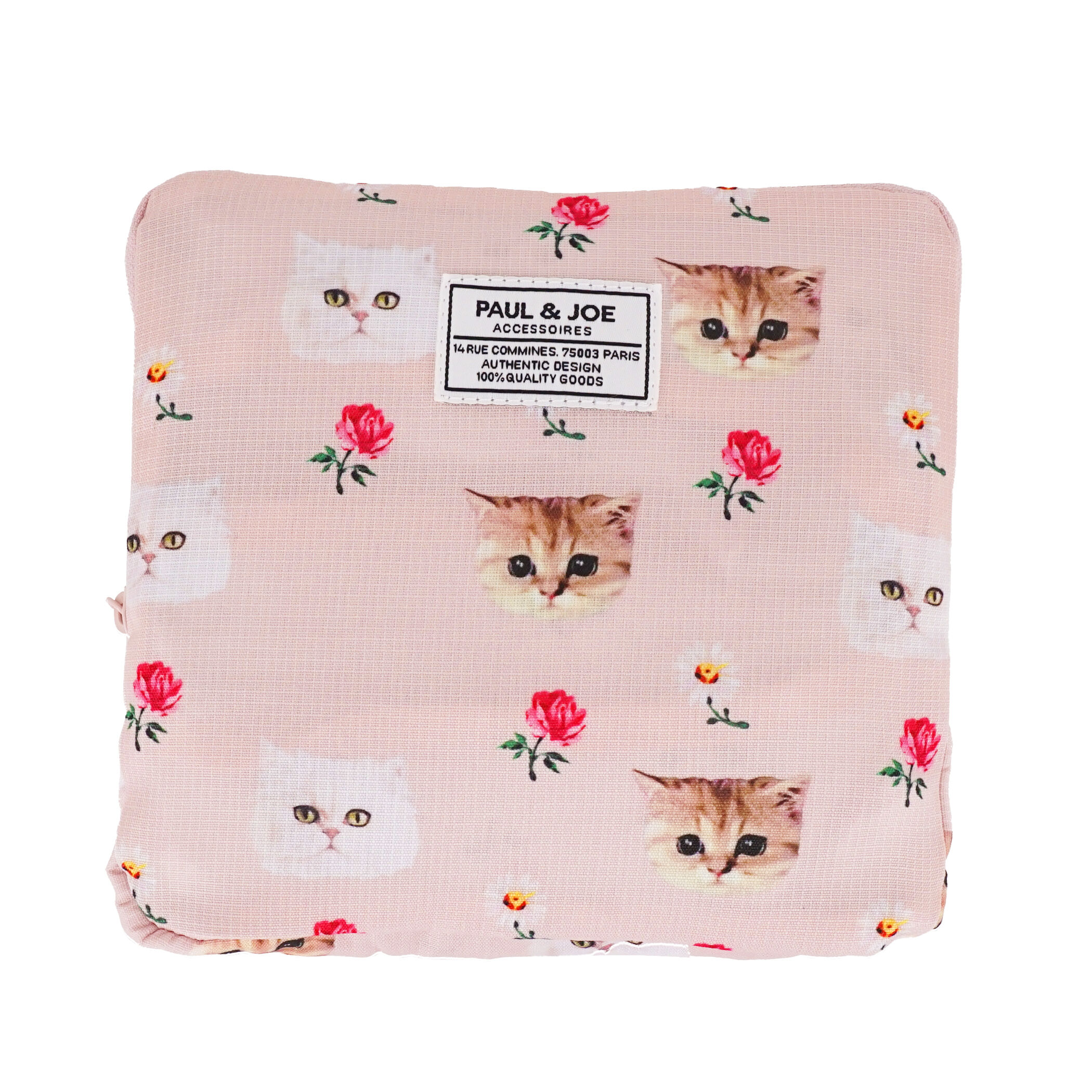 PAUL&JOE「折りたたみボストンバッグ／ジブシー＆ヌネット総柄」|ボストンバッグ|