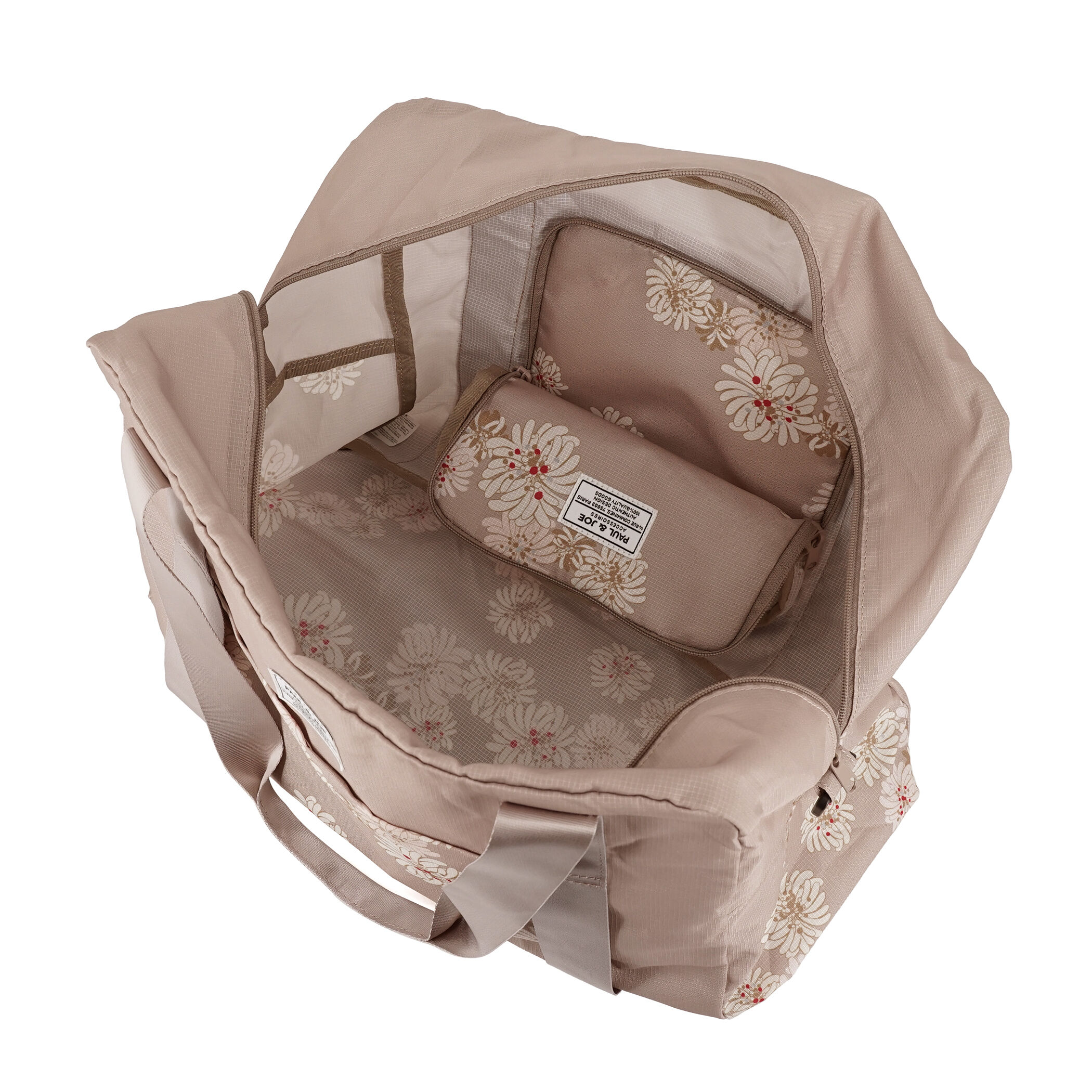 PAUL&JOE「折りたたみボストンバッグ／クリザンテーム」|ボストンバッグ|