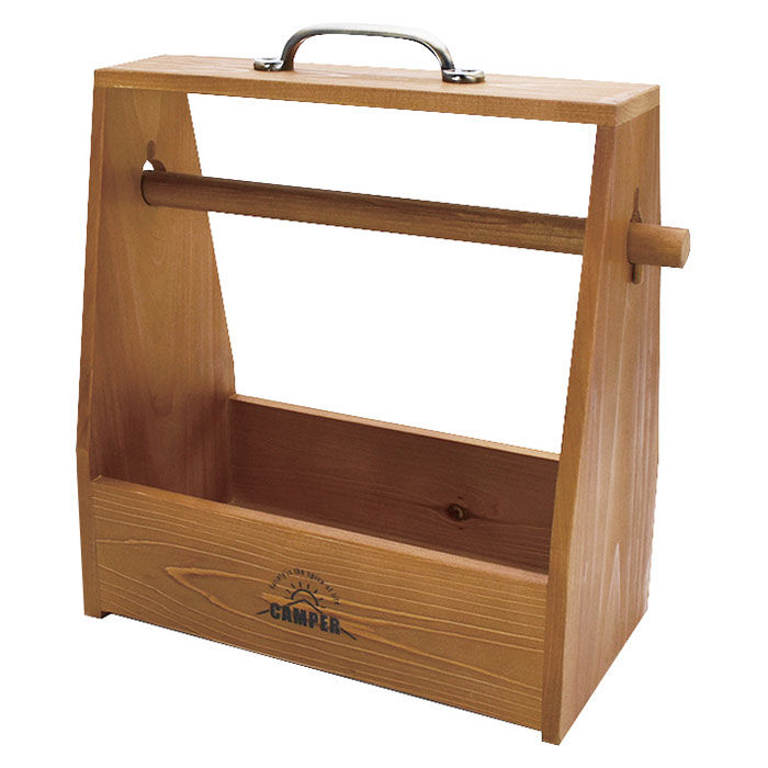 BACKYARD FAMILY「スパイスボックス キャンプ 通販 キッチンペーパーホルダー 調味料ラック 木製 持ち運び」|食器・キッチングッズ|