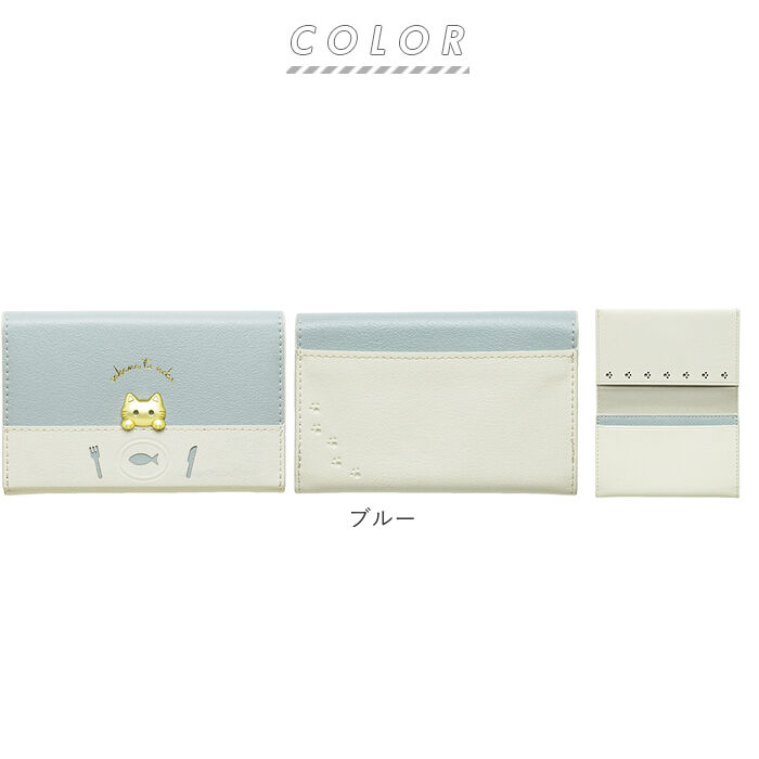 BACKYARD FAMILY「名刺入れ レディース 通販 ねこ 猫 ネコ カードケース スリム 薄型 レディース 花柄」|名刺入れ・カードケース|