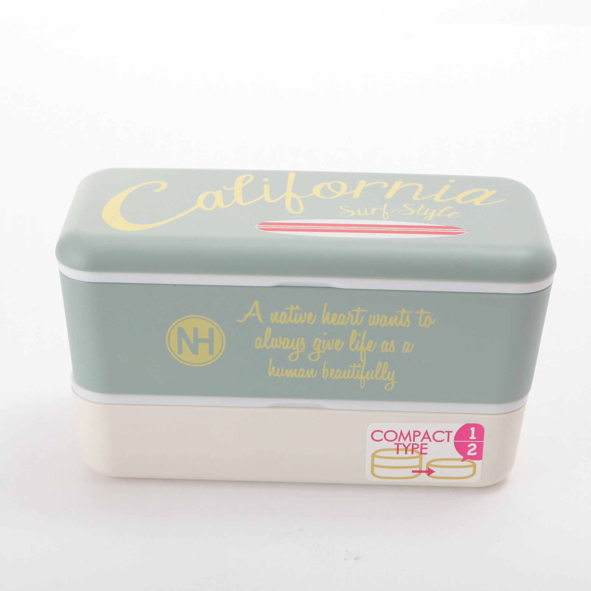 BACKYARD FAMILY「ランチボックス ネイティブハート Native Heart お弁当箱 NH 2段 ランチ 通販」|食器・キッチングッズ|グリーン1