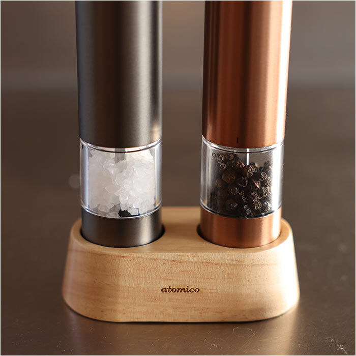 BACKYARD FAMILY「ソルト アンド ペッパー ミル 電動 通販 ソルト＆ペッパー 電動ミル 電動式 調味料 押すだけ」|食器・キッチングッズ|