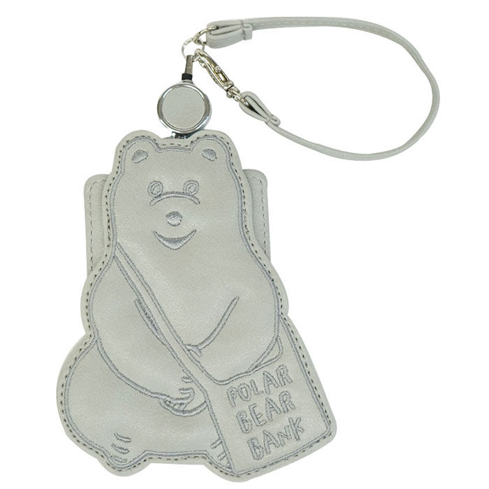 BACKYARD FAMILY「ポーラーベアバンク パスケース 通販 リール付きパスケース 定期入れ 定期券ケース パス ケース」|定期入れ|