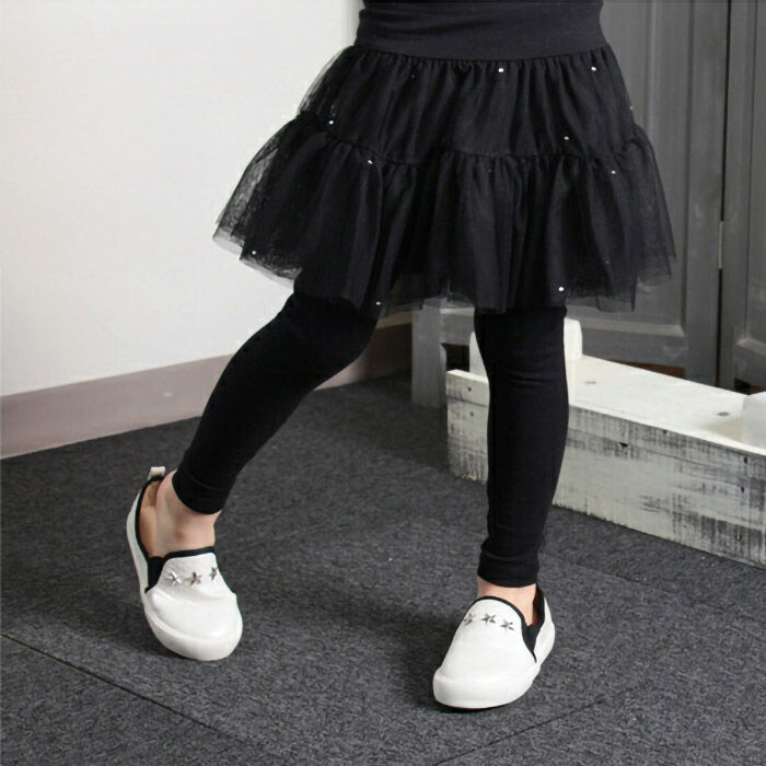 BACKYARD FAMILY「スカート キッズ 女の子 通販 スカートパンツ 10001142 スカッツ レギンス付きスカート」|レギンス・スパッツ|