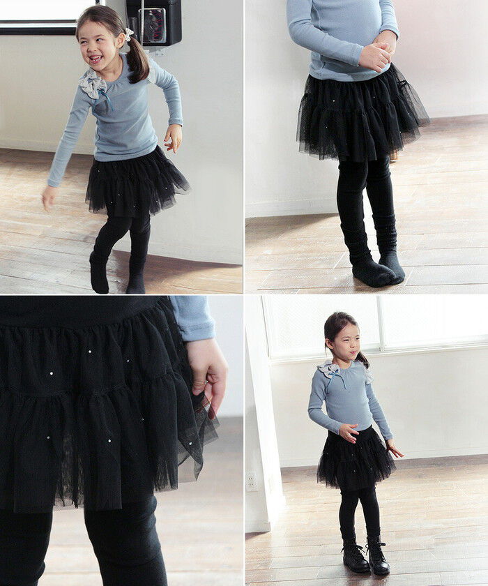 BACKYARD FAMILY「スカート キッズ 女の子 通販 スカートパンツ 10001142 スカッツ レギンス付きスカート」|レギンス・スパッツ|