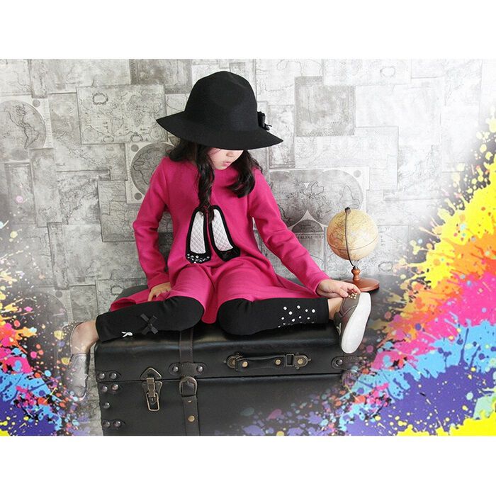 BACKYARD FAMILY「女の子 キッズ レギンス かわいい 通販 スパッツ 10002931 パンツ 秋 冬 春 10分丈」|レギンス・スパッツ|