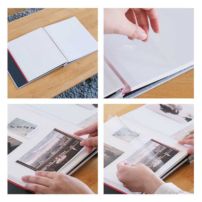 BACKYARD FAMILY「フォトアルバム 貼るタイプ 大容量 粘着タイプ 貼り付け式 楽天 写真 アルバム 手作り 貼る」|その他|