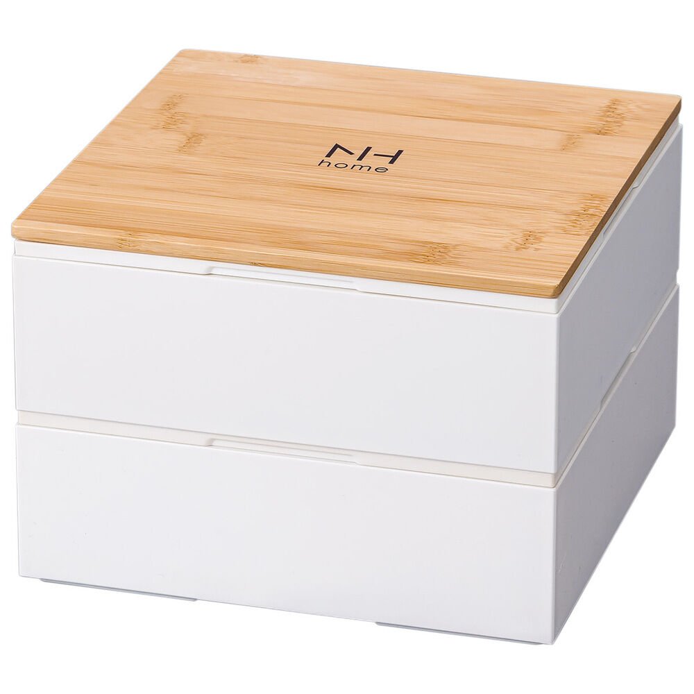 BACKYARD FAMILY「NH home エヌエイチホーム 弁当箱 二段 通販 日本製 国産 お重箱 重箱 御重」|食器・キッチングッズ|ブラウン1