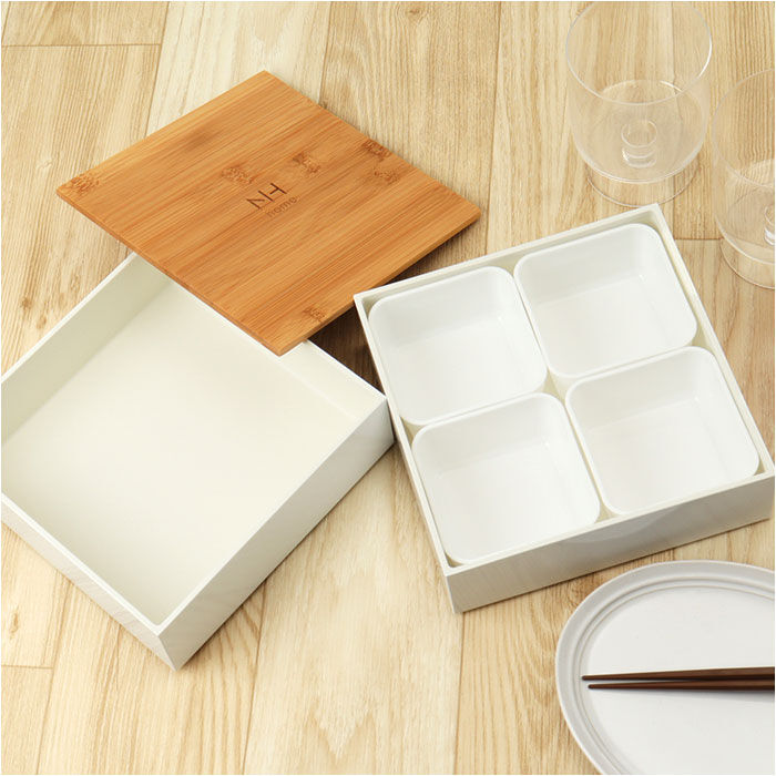 BACKYARD FAMILY「NH home エヌエイチホーム 弁当箱 二段 通販 日本製 国産 お重箱 重箱 御重」|食器・キッチングッズ|
