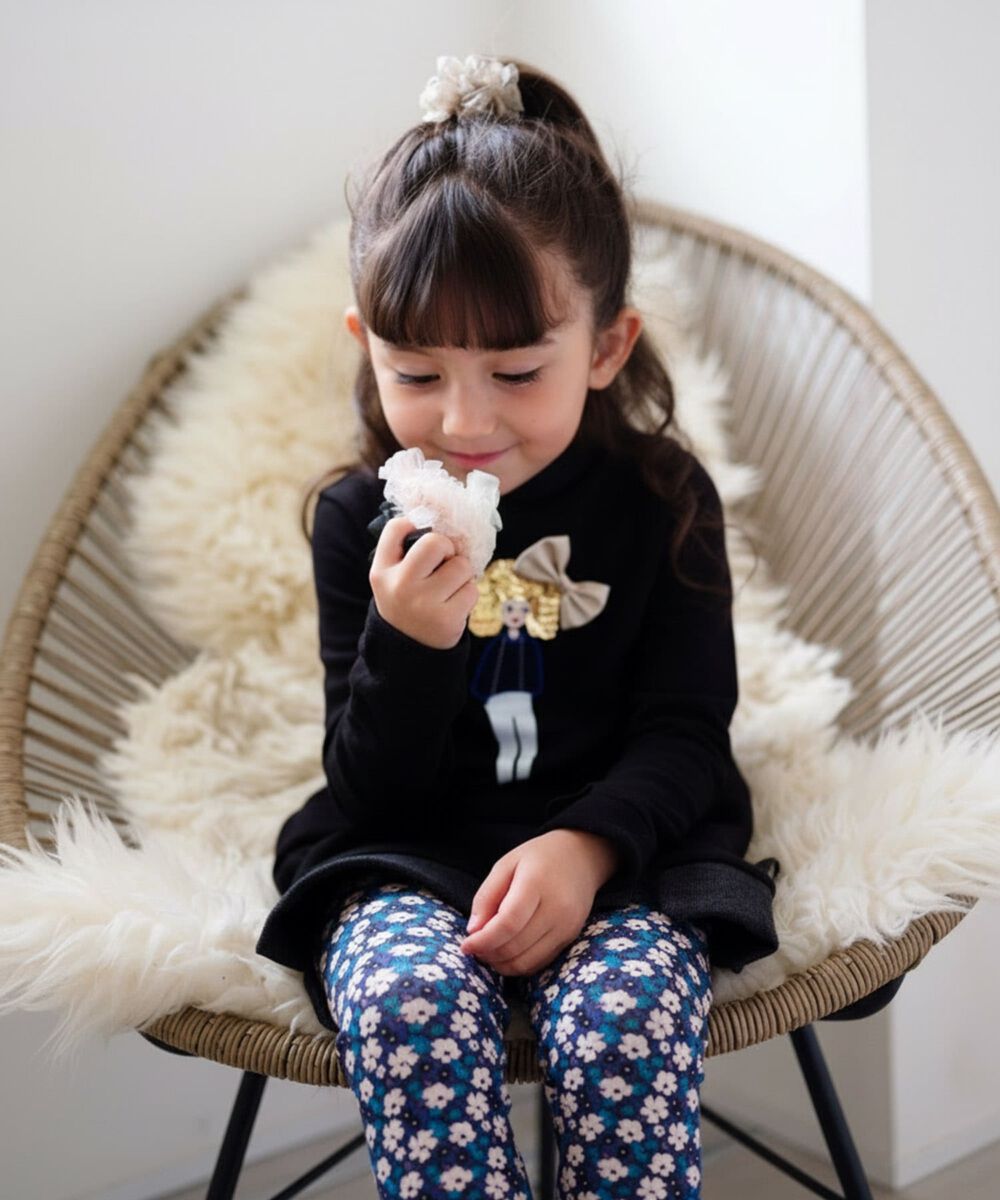 BACKYARD FAMILY「Rora 子供服 レギンス 通販 ルピナ スパッツ パンツ ズボン 小花柄 女の子 女子 子供」|レギンス・スパッツ|