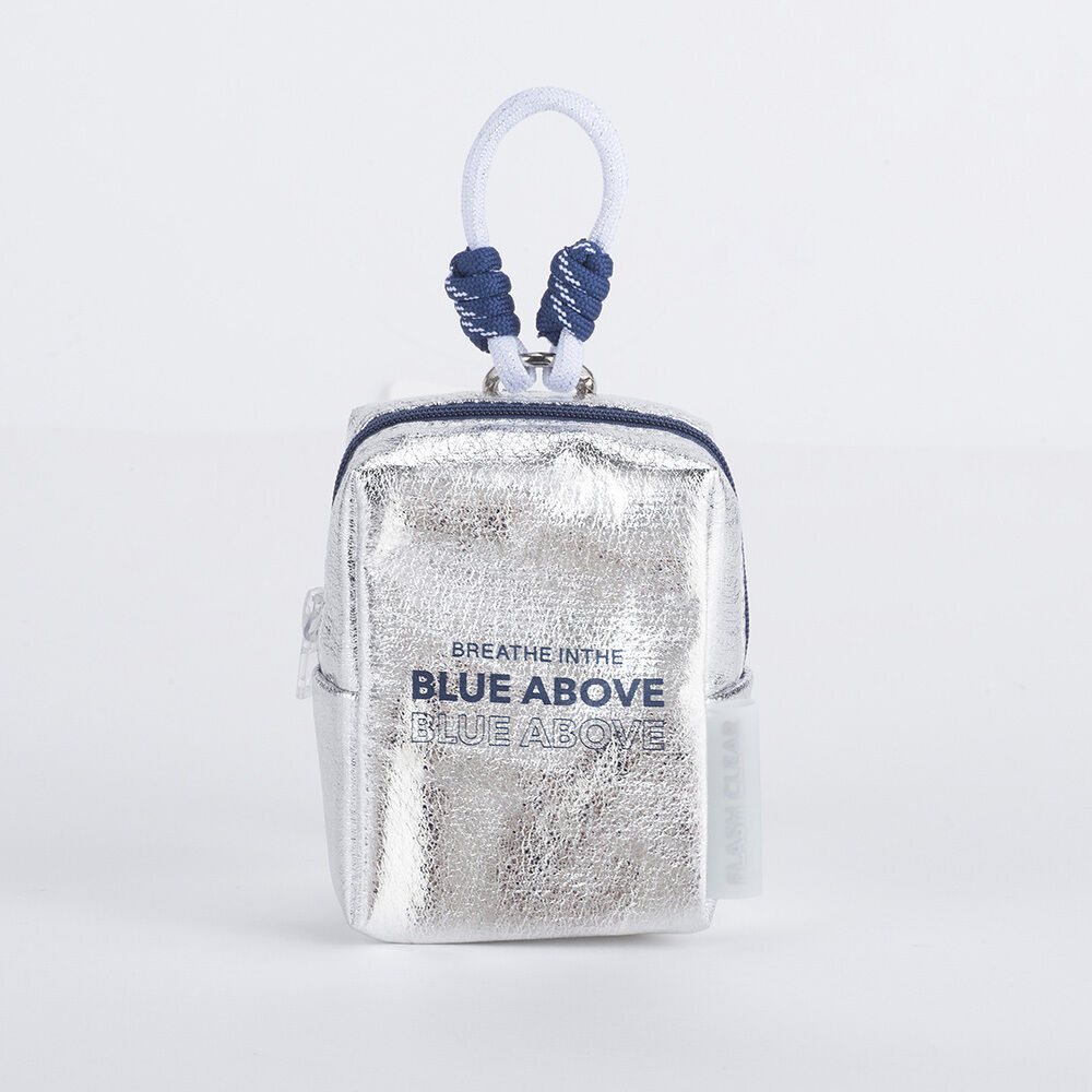 BACKYARD FAMILY「保冷ポーチ ミニサイズ 通販 保冷 ミニ ミニポーチ 小物入れ カラビナ付きポーチ キラキラ」|ポーチ|シルバー1